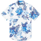 Polo Ralph Lauren Short Sleeve Button Down Hibiscus Oxford Shirt