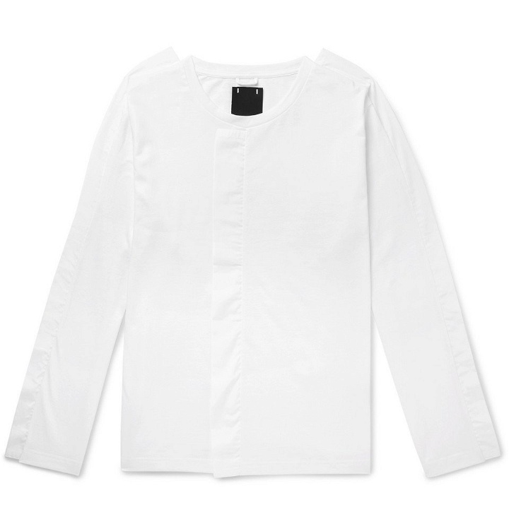 Photo: Craig Green - Poplin-Trimmed Cotton-Jersey Shirt - White