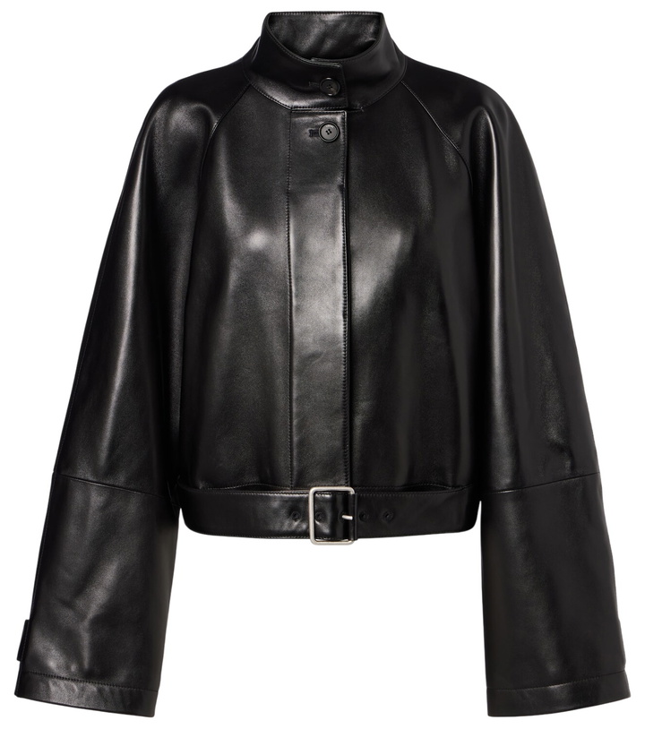 Photo: Loewe Cropped leather jacket