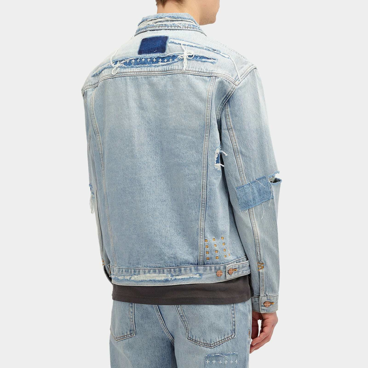Ksubi Men's x Patty Mills Oh G Denim Jacket in Repair