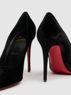 CHRISTIAN LOUBOUTIN 100mm Kate Max Glittered Velvet Pumps