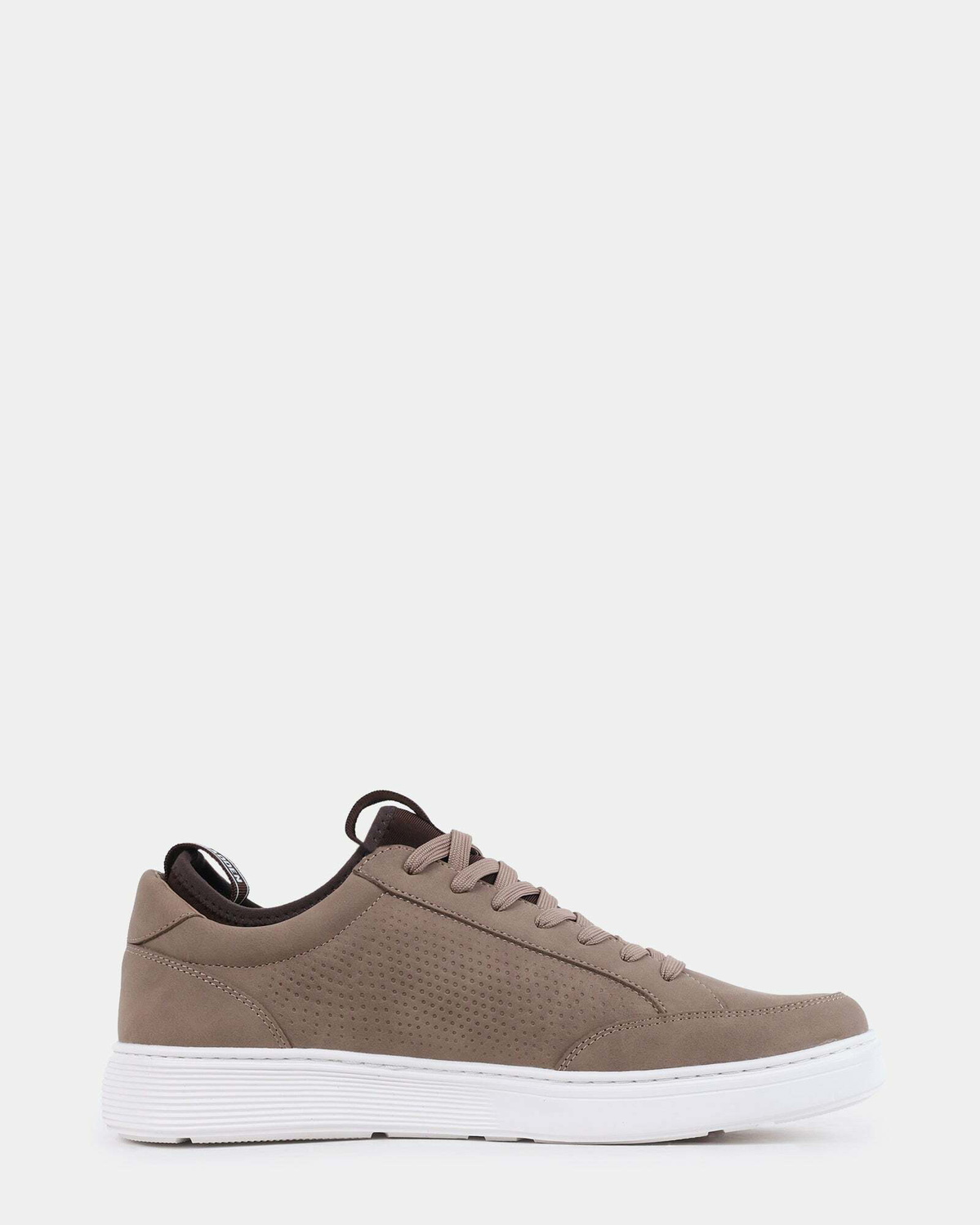 Steve Madden Lazlo Sneakers in Taupe Nubuck