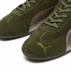 Puma Speedcat Premium Sneaker in Dark Olive/Matte Silver