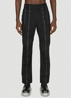 032C - Split-S Zip Pants in Black