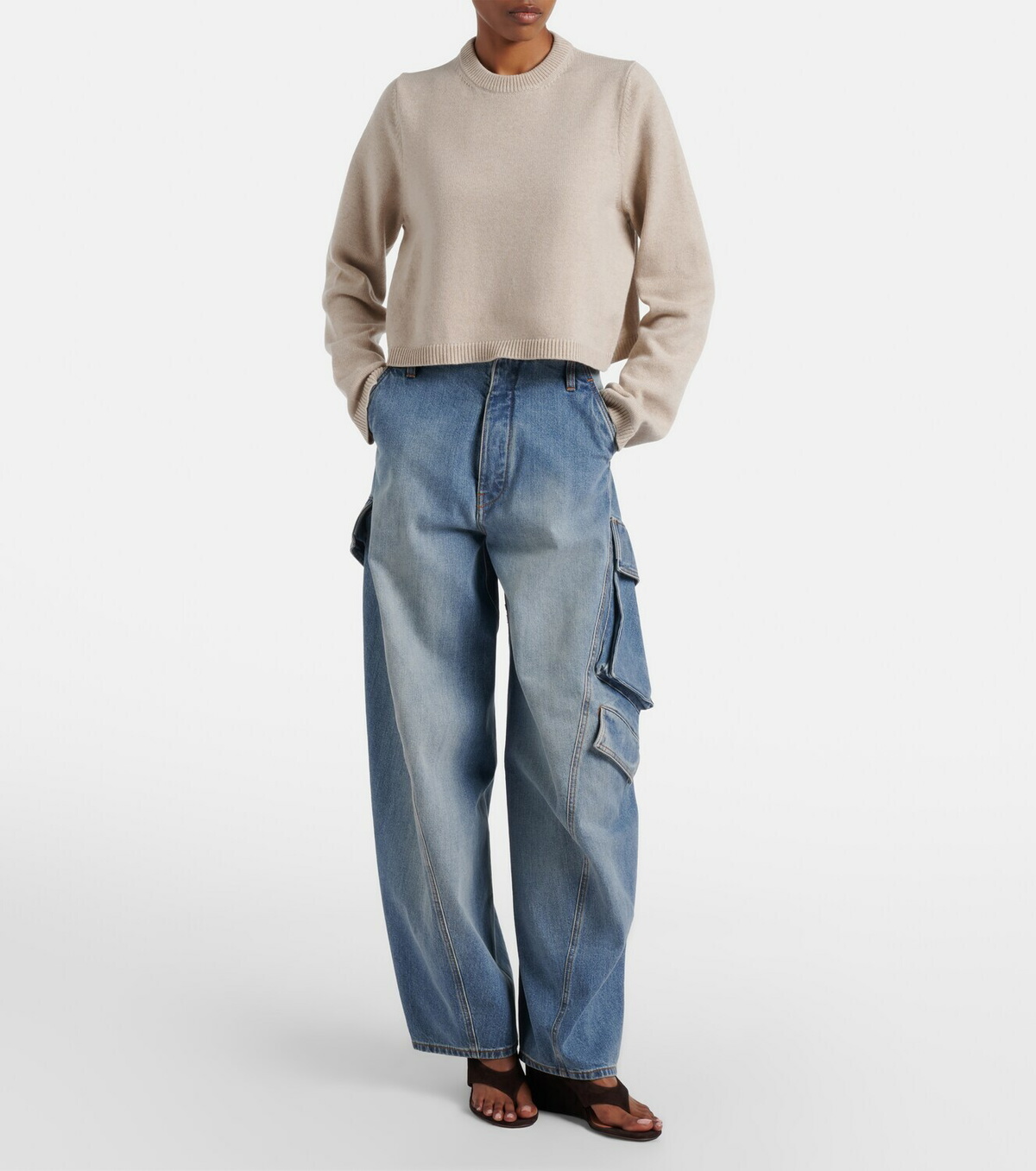 Alaïa Cashmere and wool blend sweater