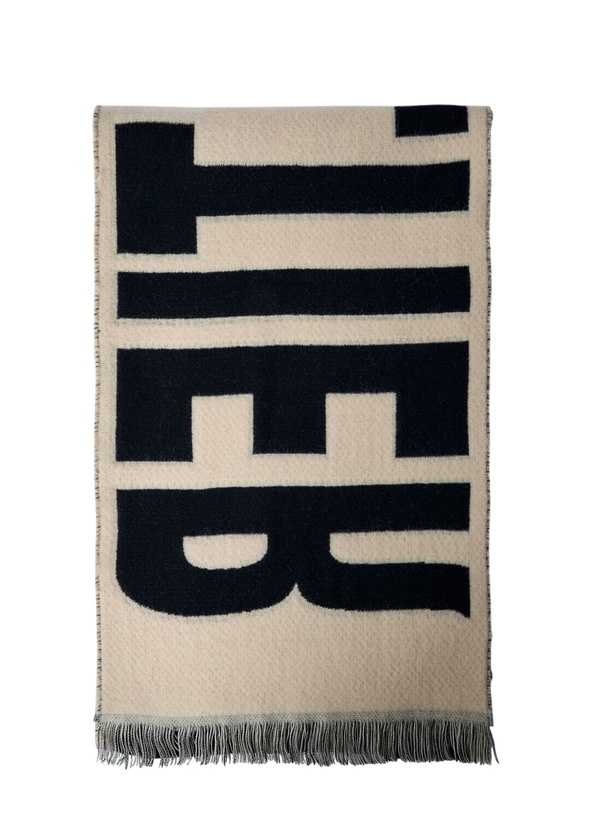 Photo: Jean Paul Gaultier Logo Motif Wool Scarf