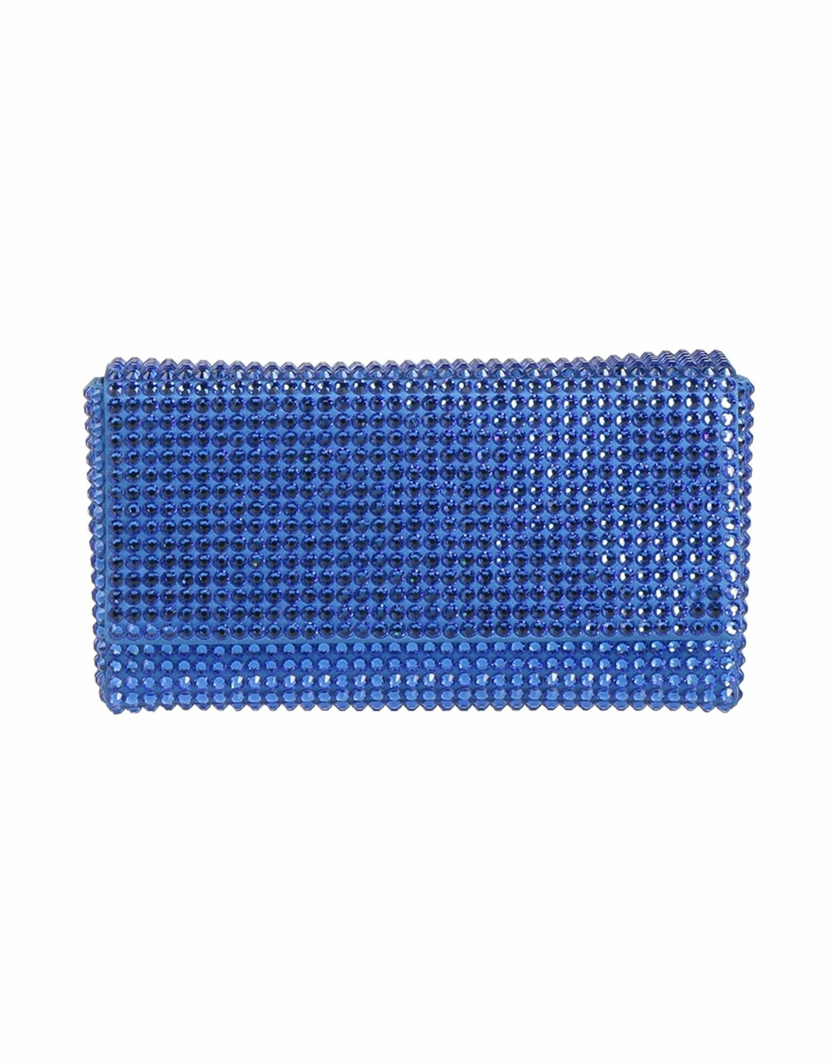 Amina Muaddi Womens Clutch in Blue