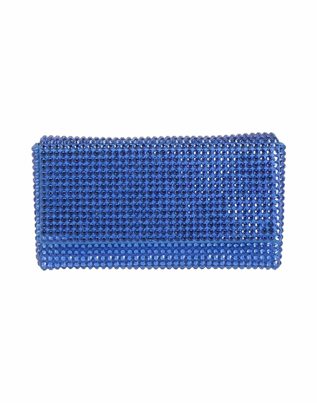 Photo: Amina Muaddi Womens Clutch in Blue