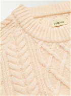 De Bonne Facture - Cable-Knit Merino Wool Sweater - Neutrals