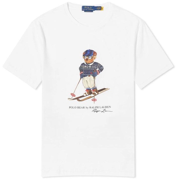 Photo: Polo Ralph Lauren Men's Ski Bear T-Shirt in White
