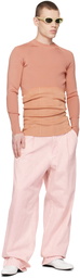 Dries Van Noten Pink Viscose Cummerbund