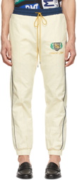 Rhude Off-White Linen Lounge Pants