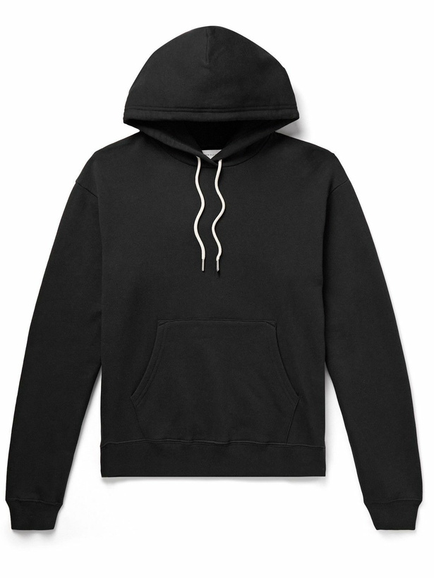Photo: John Elliott - Beach Cotton-Jersey Hoodie - Black