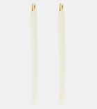 Jil Sander Fringed hoop earrings