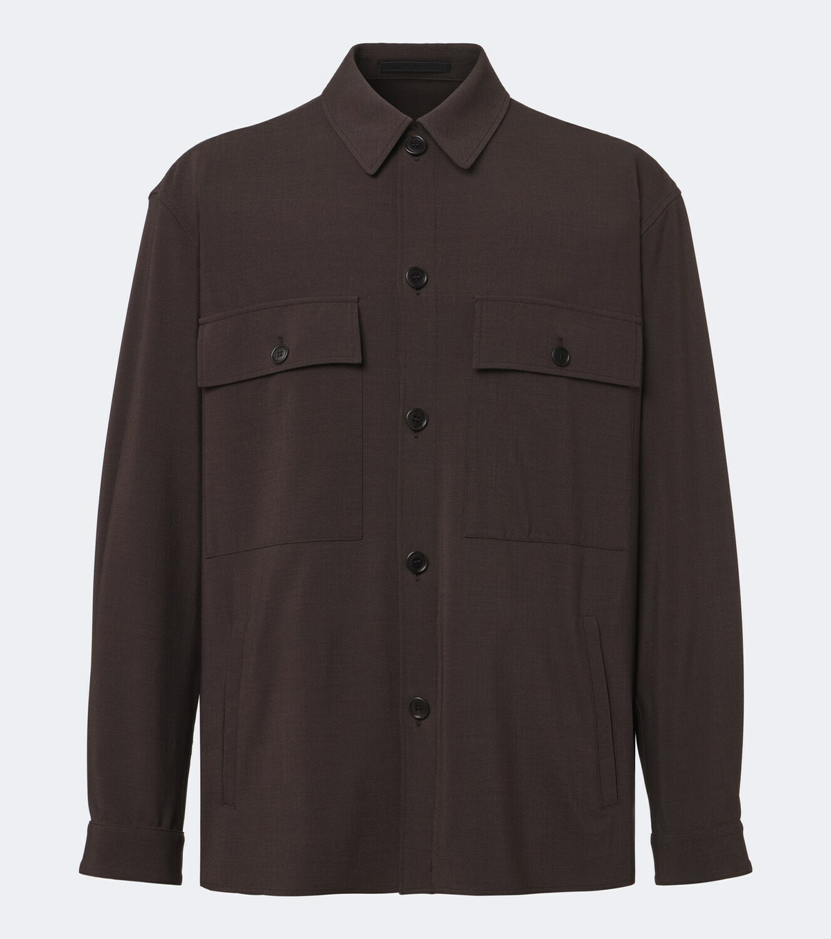 Giorgio Armani Wool and silk-blend shirt