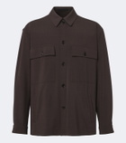 Giorgio Armani Wool and silk-blend shirt