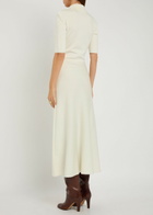 Gabriela Hearst Bradley Wool-blend Midi Dress Ivory