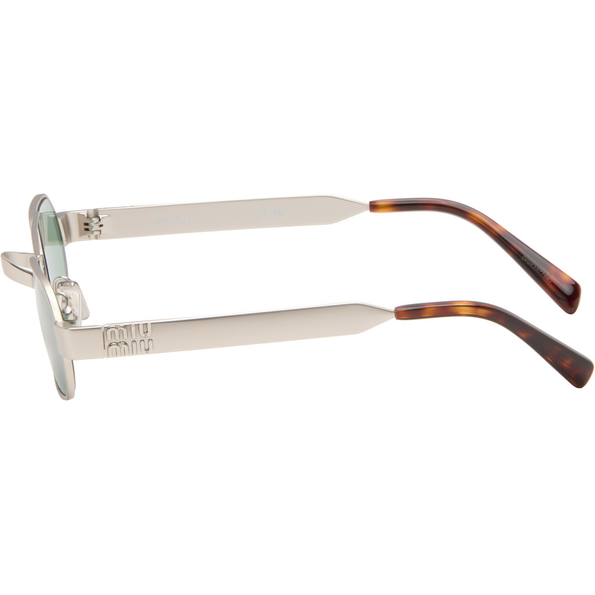 Miu Miu Eyewear Silver Envie Sunglasses