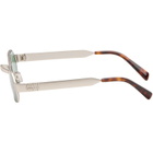 Miu Miu Eyewear Silver Envie Sunglasses