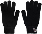 PS by Paul Smith Black Zebra Gloves