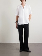 Lardini - Convertible-Collar Linen Shirt - White