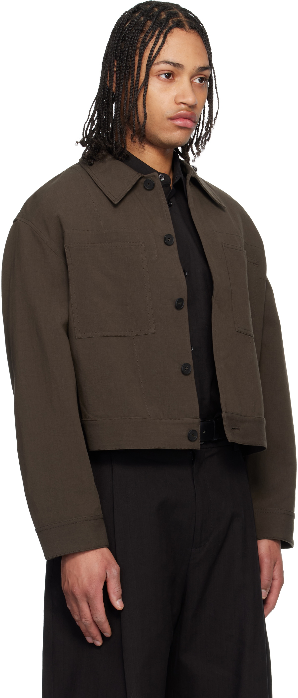 Studio Nicholson Brown Piper Jacket