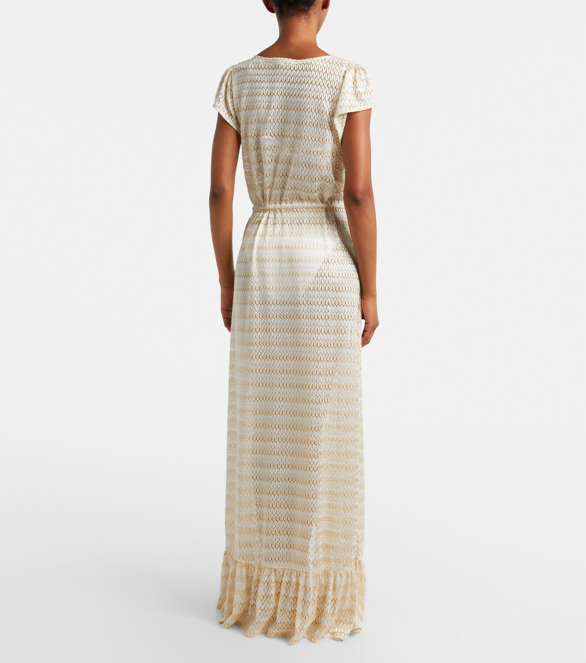 Melissa Odabash Stevie lamé kaftan