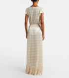 Melissa Odabash Stevie lamé kaftan