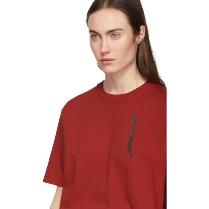 Polythene* Optics Red Silver Stems T-Shirt