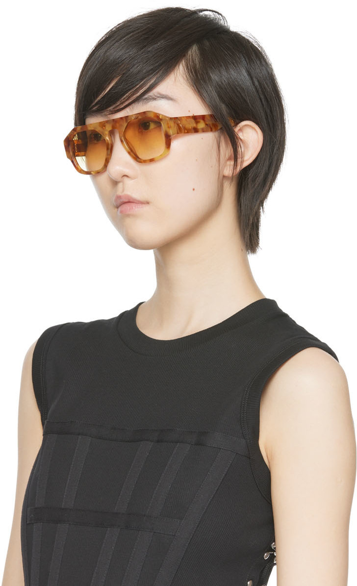 FLATLIST EYEWEAR Tortoiseshell Lefty Sunglasses