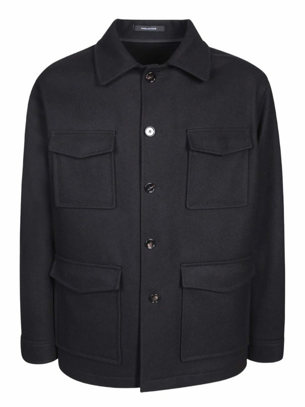 Photo: Tagliatore Multi-pockets Black Jacket