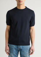 Aurélien Wool T-shirt Navy