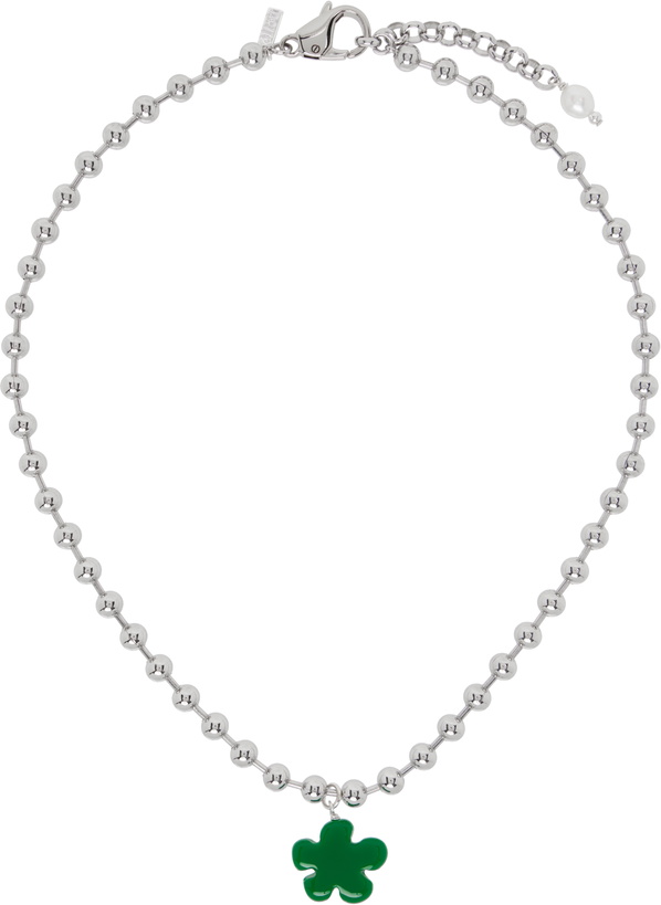Photo: éliou Silver & Green Nino Necklace