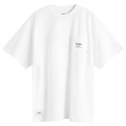 WTAPS Men's 23 Print Pocket T-Shirt in White