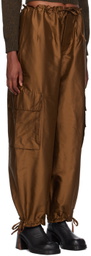 Cawley Brown Drawstring Trousers