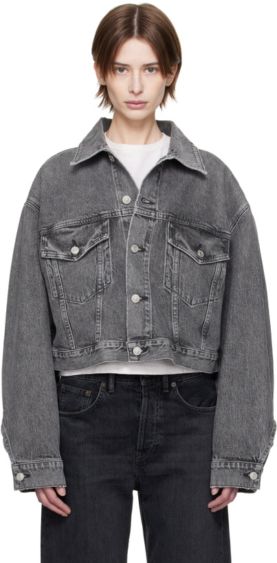 Photo: AGOLDE Gray Palmer Denim Jacket