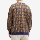 Needles Ornament Mohair Cardigan in Purple