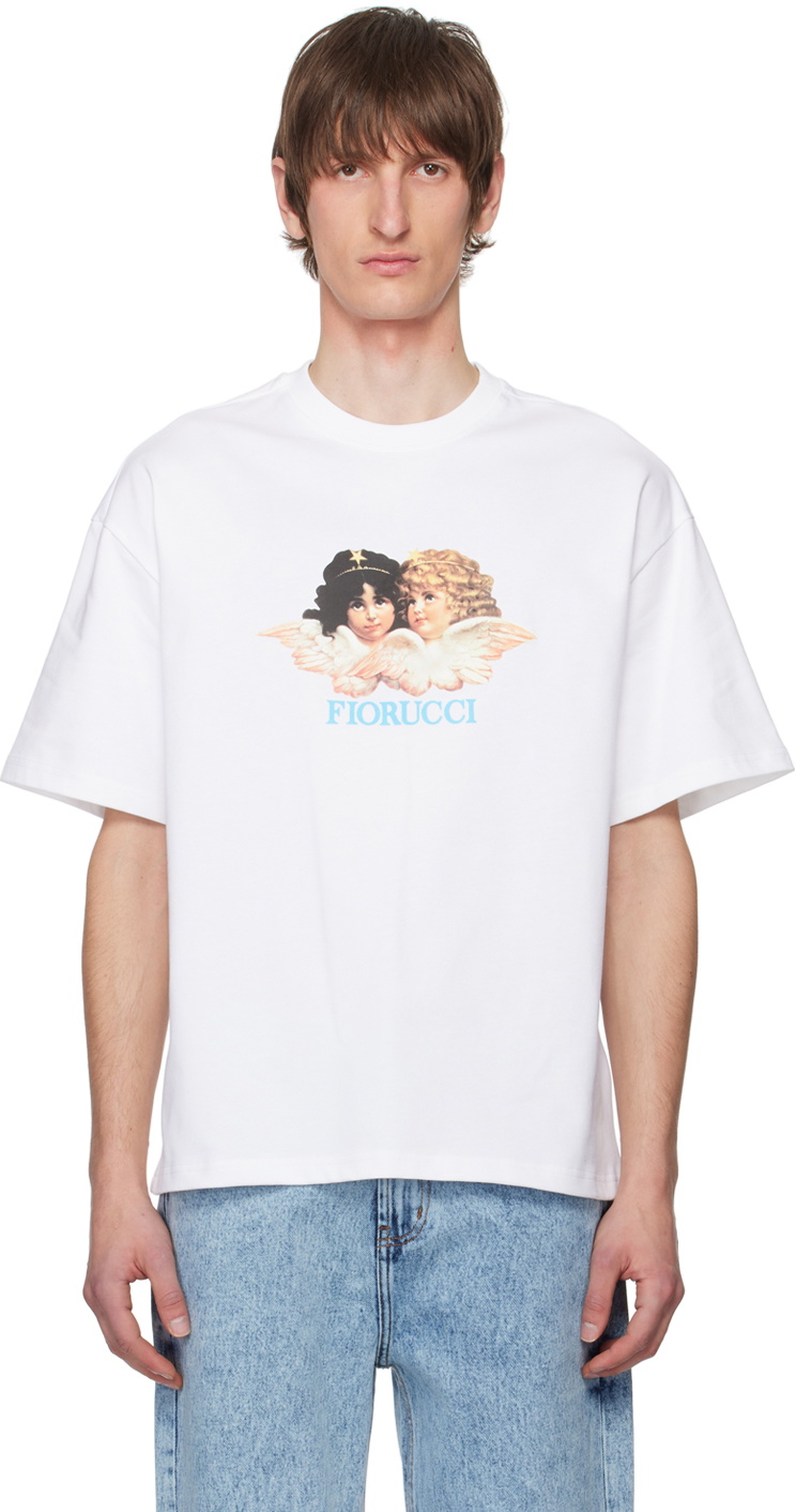 Photo: Fiorucci White Classic Angel T-Shirt