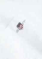 Gant Logo-embroidered Cotton Oxford Shirt White
