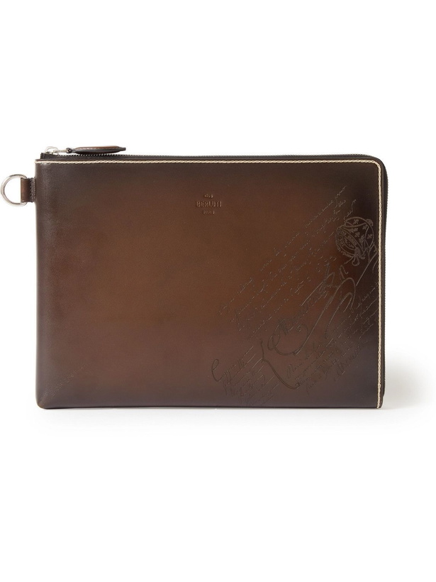 Photo: Berluti - Scritto Leather Pouch