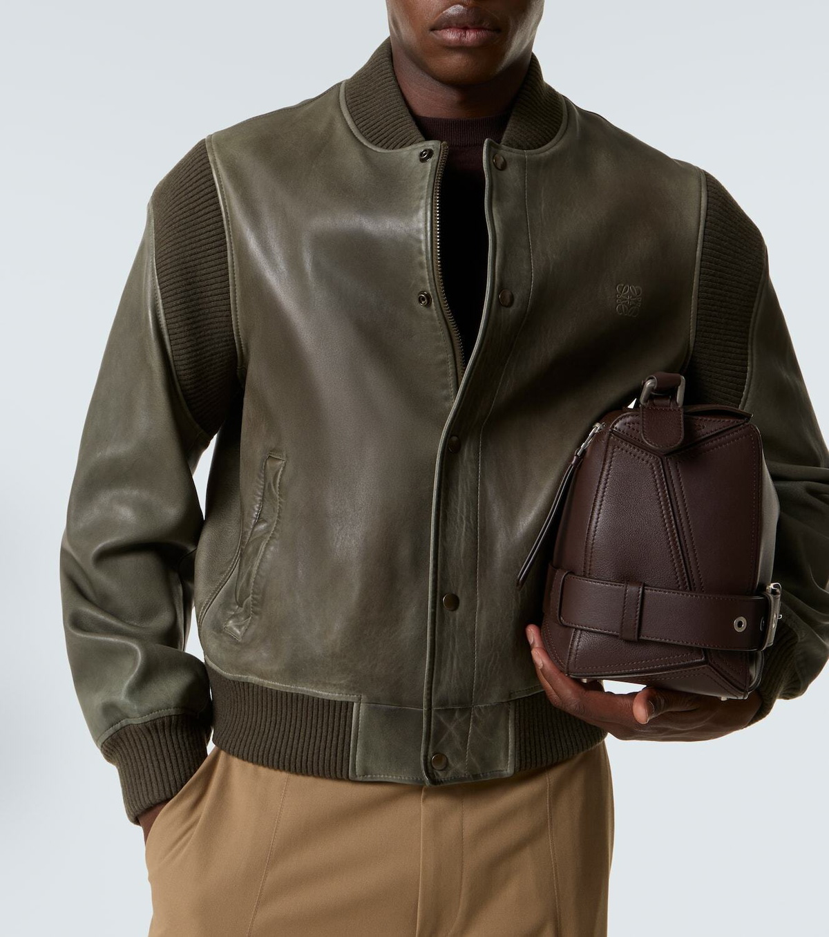 Loewe Leather bomber jacket