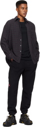 The North Face Black 'TNF' Fleeski Sweatpants
