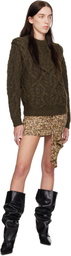Isabel Marant Khaki Basiliane Sweater