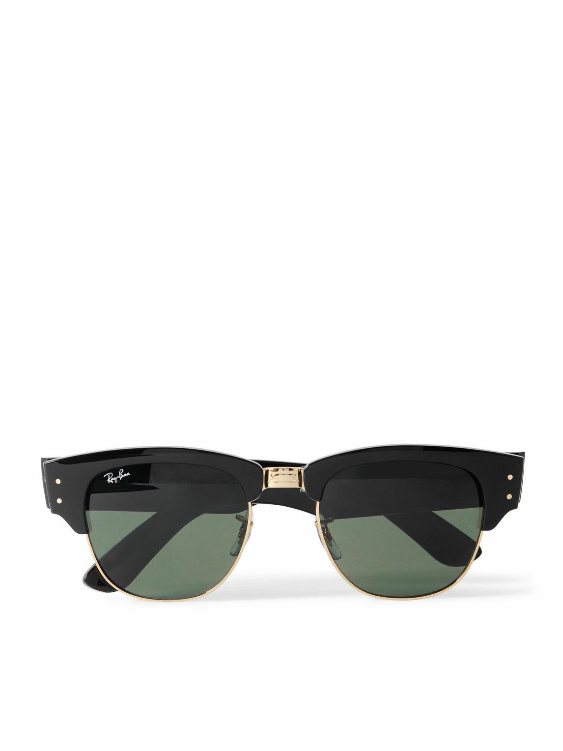 Ray-Ban - Mega Clubmaster D-Frame Gold-Tone and Acetate Sunglasses Ray Ban
