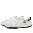 Maison MIHARA YASUHIRO Men's Blakey Low Original Sole Canvas Sneakers in White