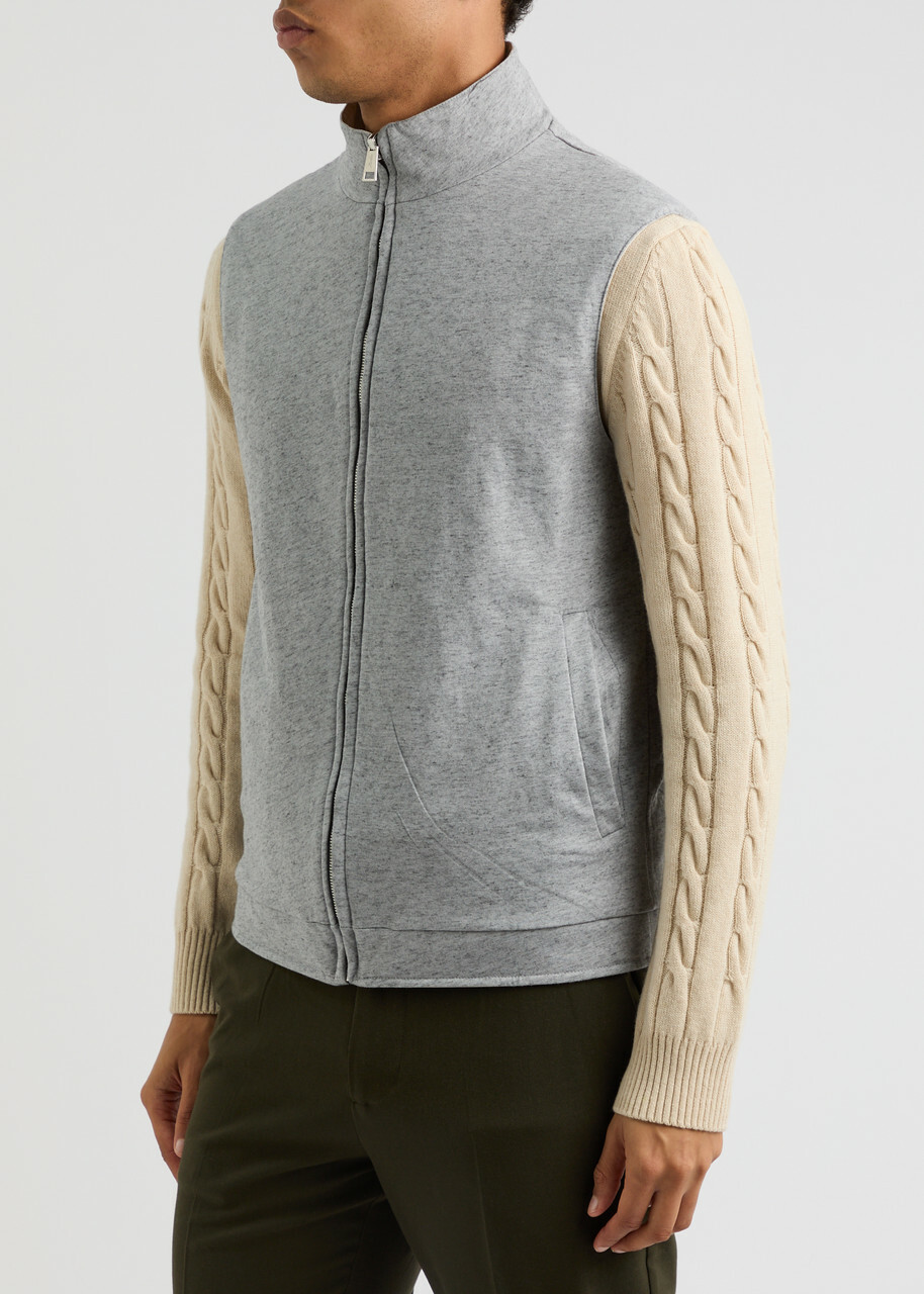 Aurélien Resort Reversible Shell Gilet Cream