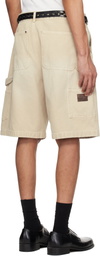 WOOYOUNGMI Beige Cotton Shorts