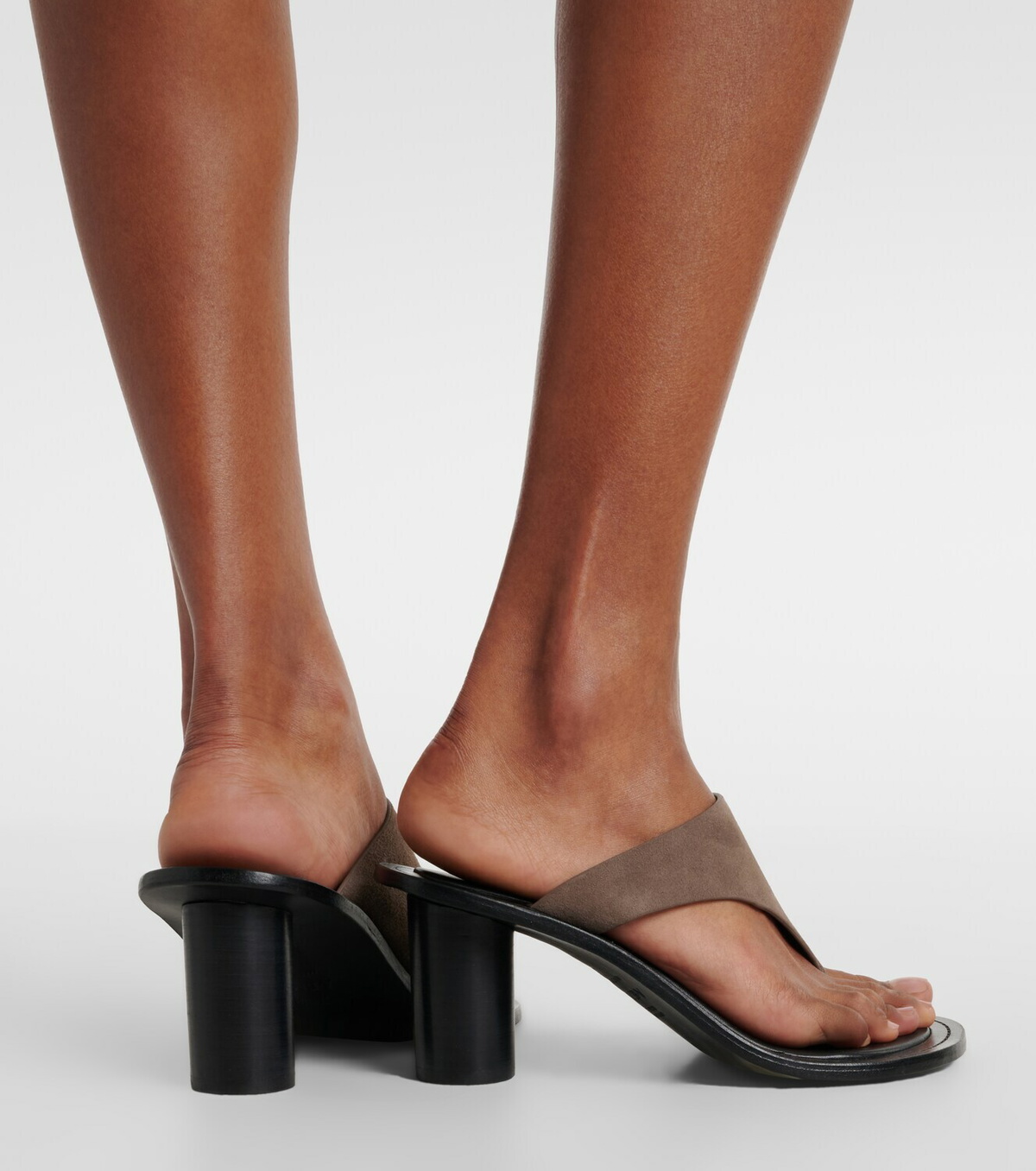 A.Emery Hardie suede thong sandals
