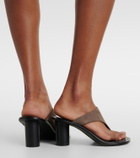 A.Emery Hardie suede thong sandals