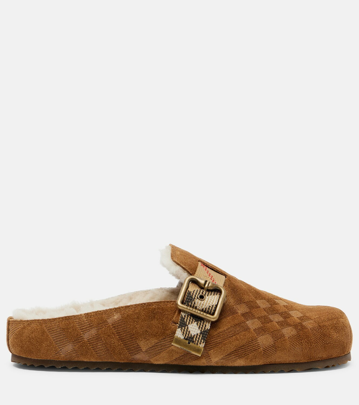 Burberry Urchin shearling-lined suede clogs